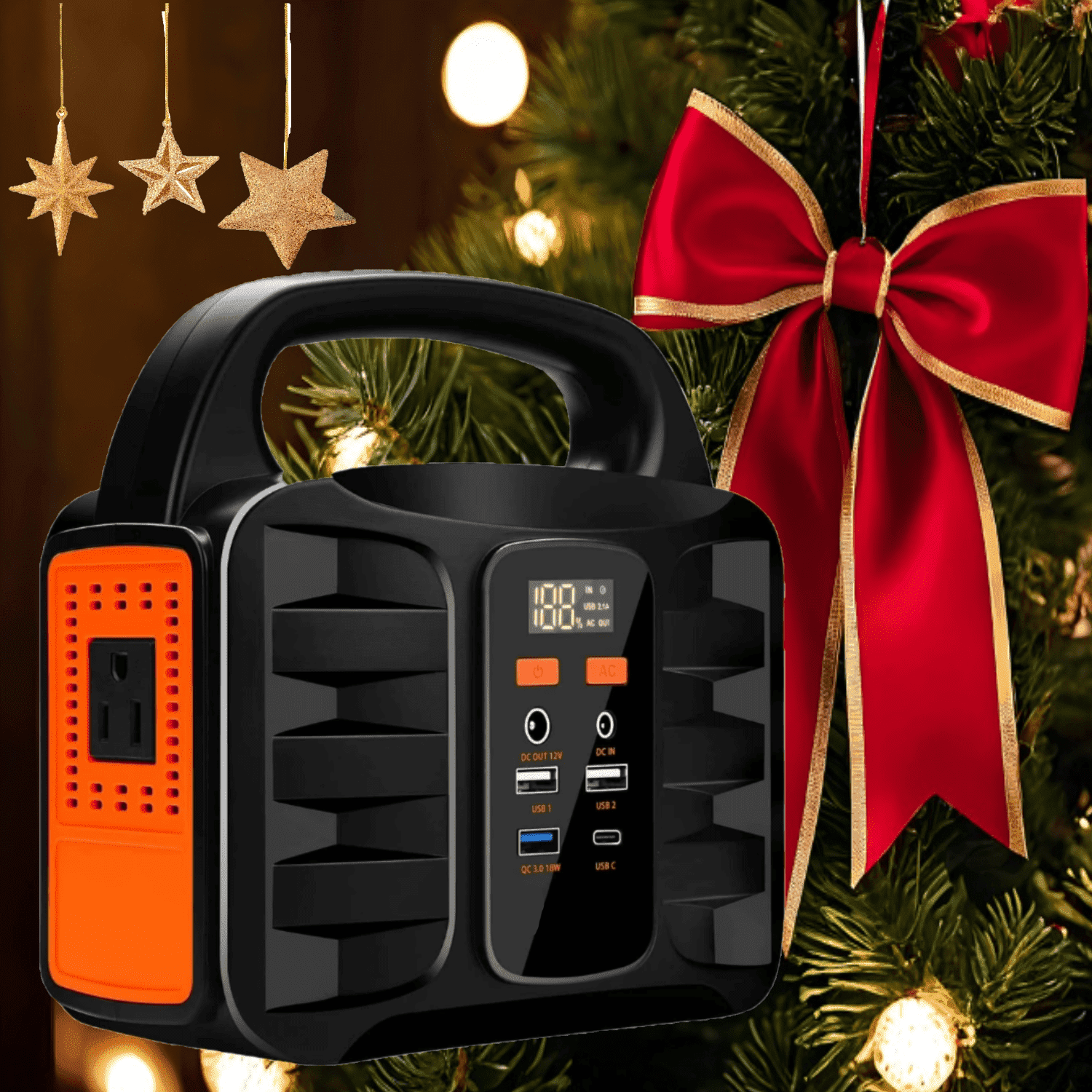 150W New Portable Power Station Camping Battery Bank Laptop Phone Charger Backup