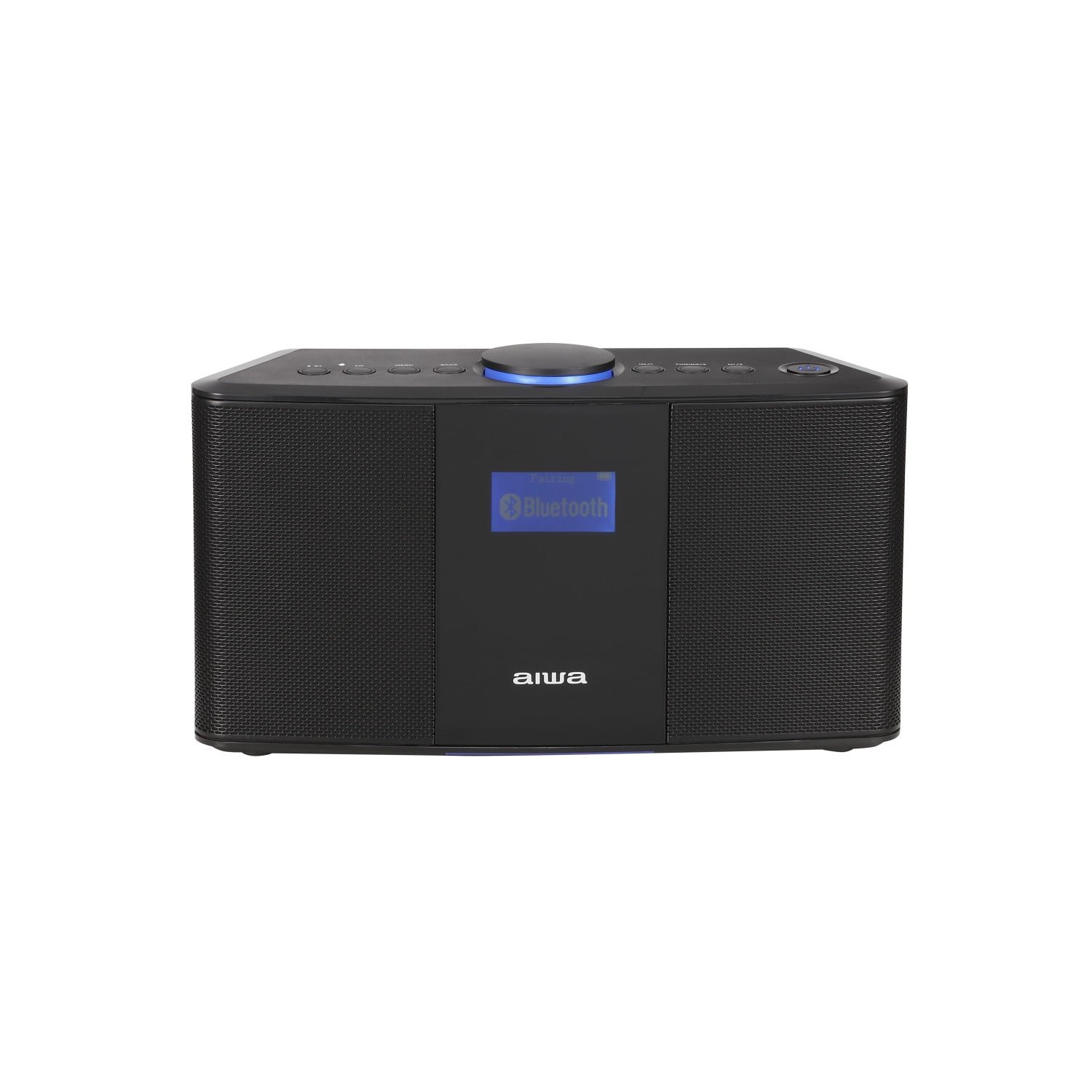 Aiwa Exos-5 Wireless Bluetooth Hi-Fi Home Speaker, FM Radio, Alarm Clock, Remote