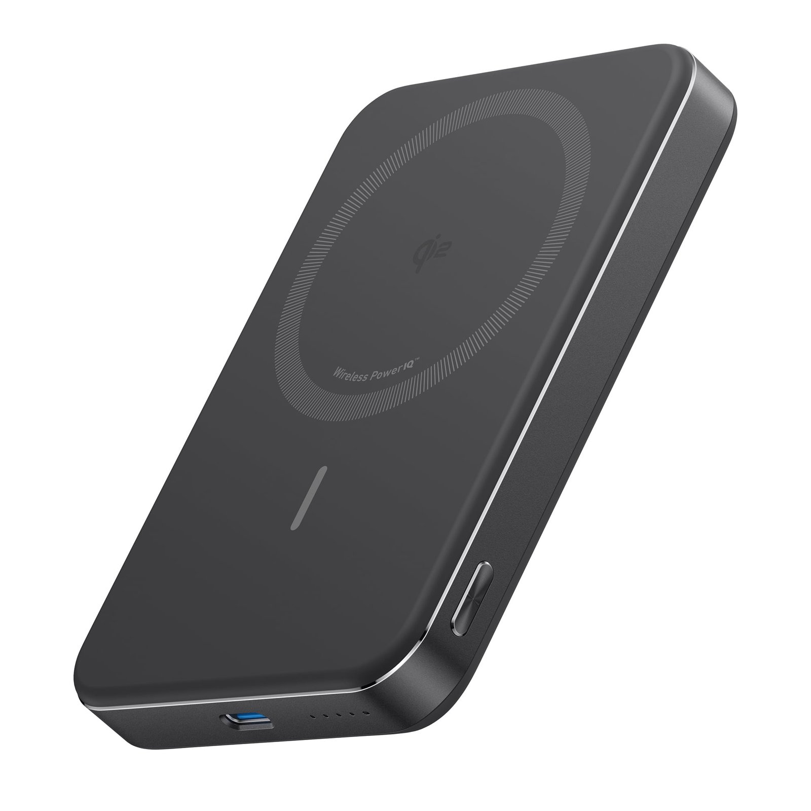 Anker MagGo Qi2 Ultra-Slim Magnetic Power Bank, 10,000mAh, 15W MagSafe-Compatible Wireless Charger