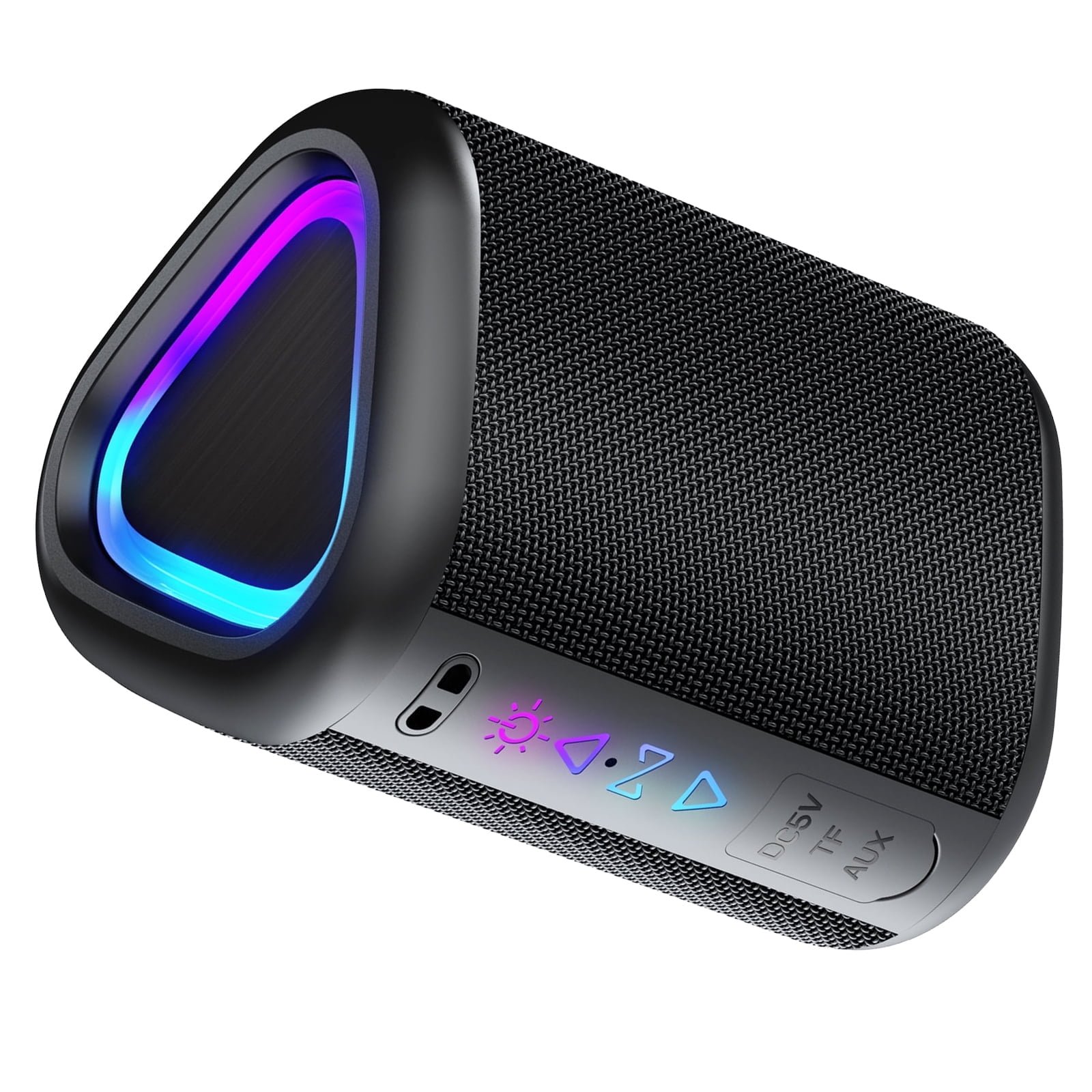 Bluetooth Speaker,15W Loud Stereo Sound, All Day Playtime Portable Speaker, BT5.3, TWS Pairing, Home/Party/Outdoor/Beach (Black)