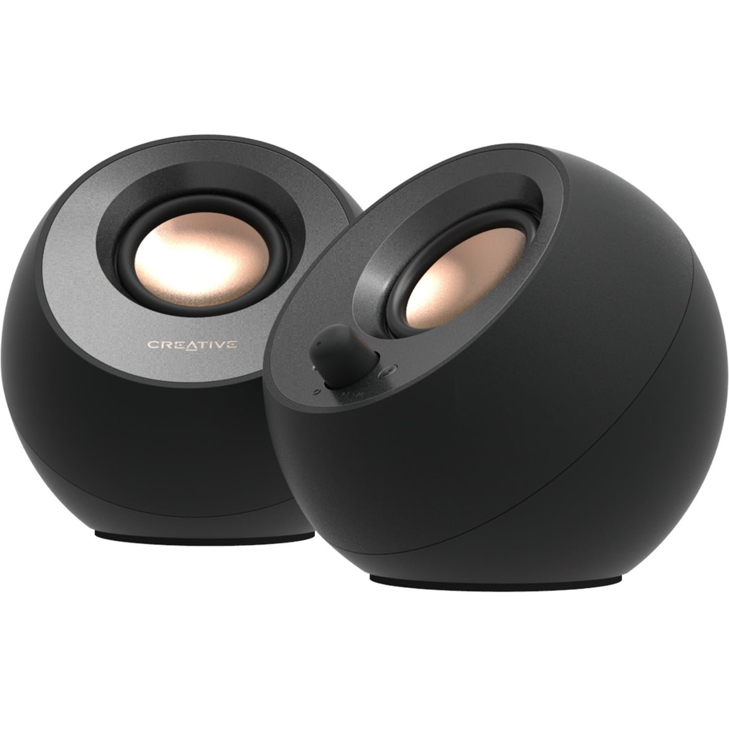 Creative Pebble V3 2.0 Bluetooth Speaker System, 8 W RMS, Black