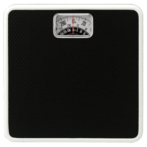 EUROSTAR Mechanical Bathroom Scale, Black