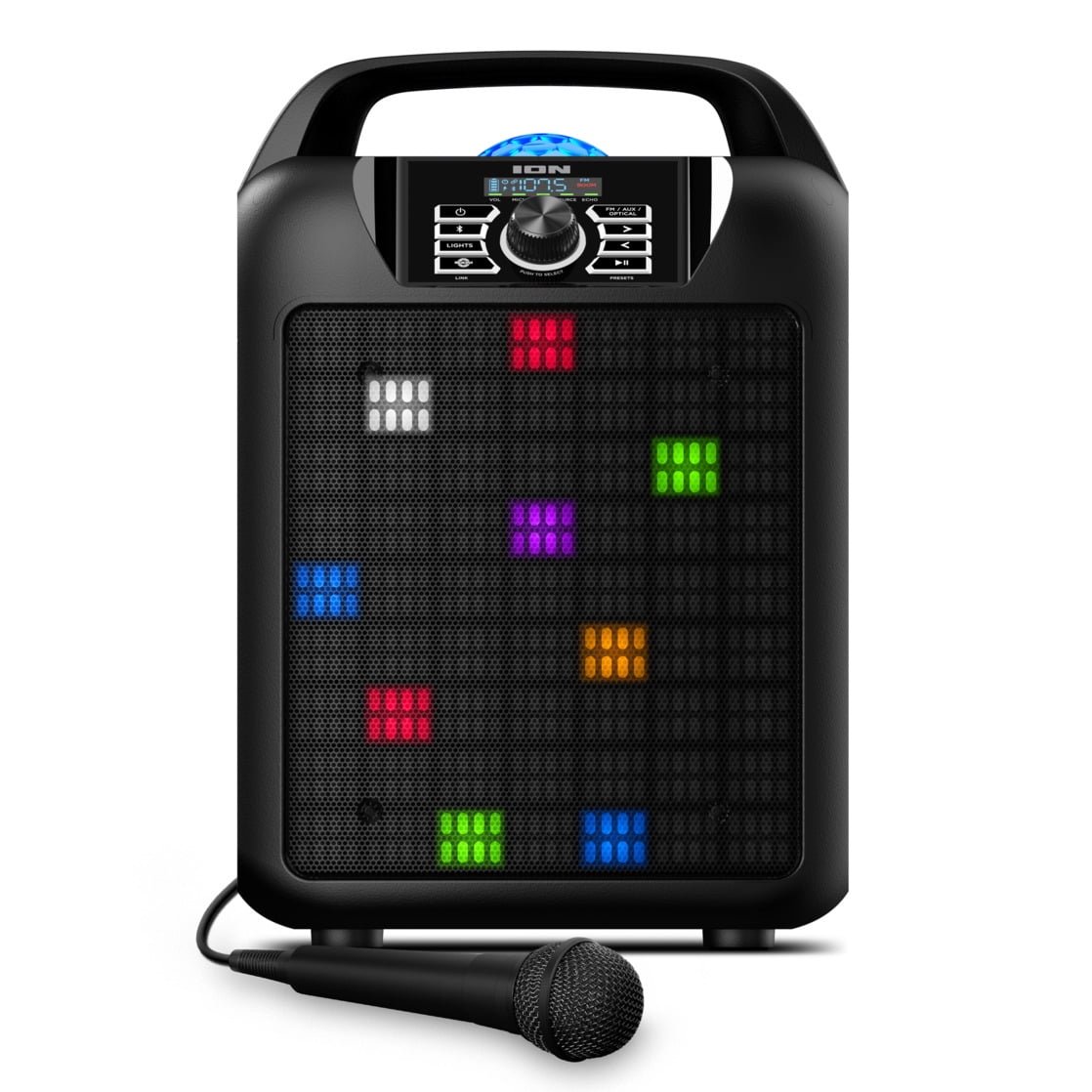 ION Audio Party Rocker Max - Portable Speaker with Customizable Party Theme Lights