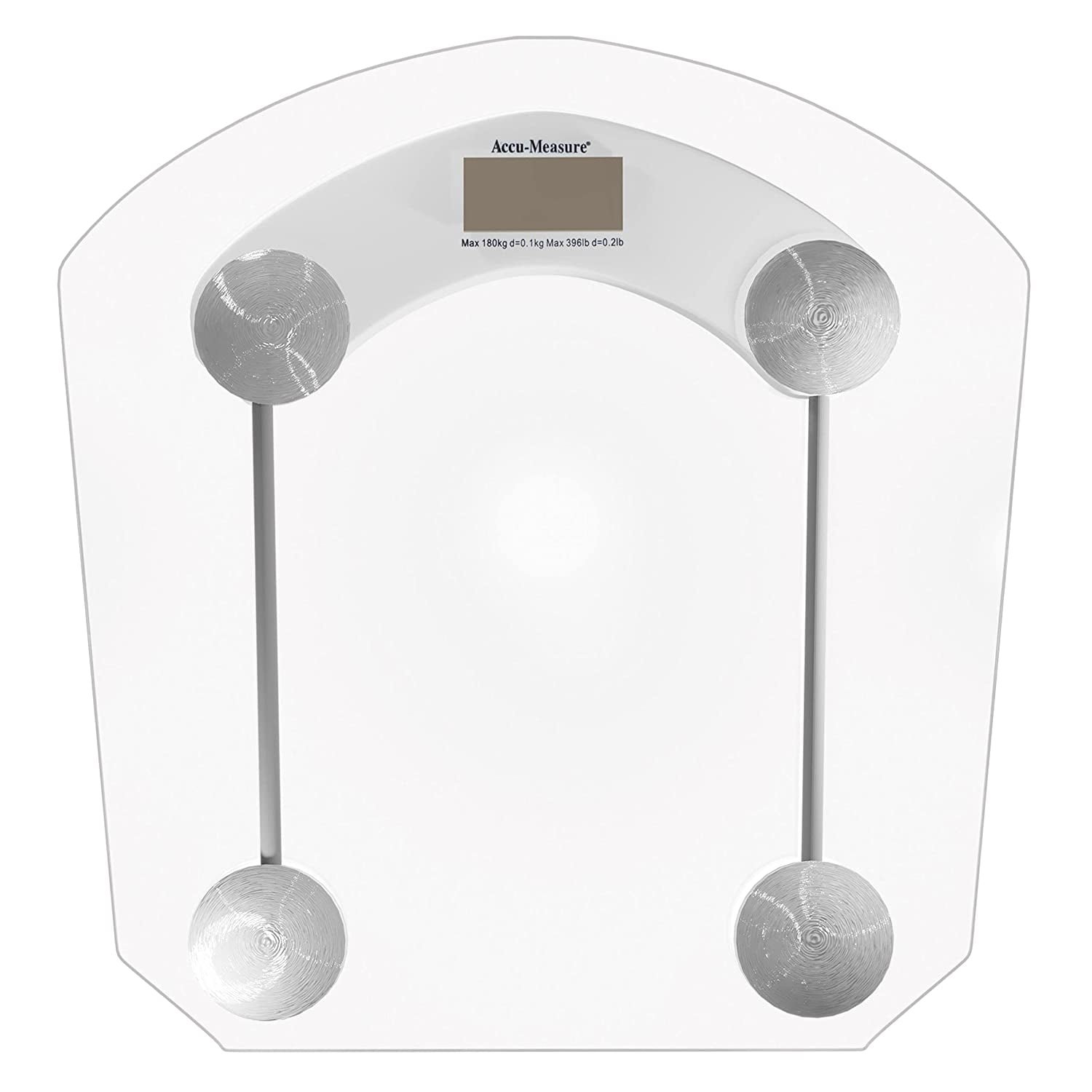 KKFEN-Digital Scale - Accurate and Precise - Bathroom and Home Scale - Track Your Progress - Easy to Store - Up to 400 Pounds