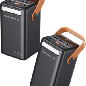POWERADD PRO USB C Portable Charger 50000 mAh Power Bank, 2 Pack