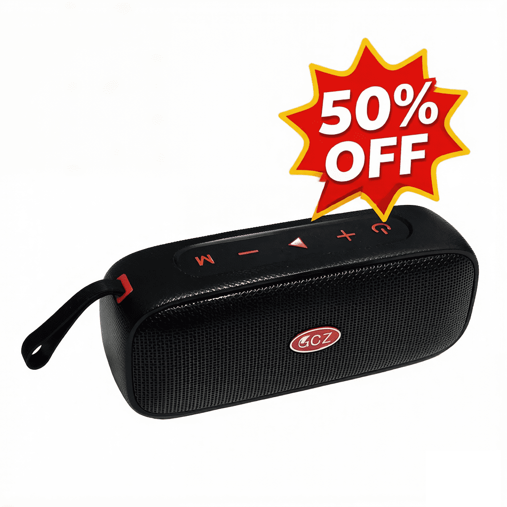 [New Arrival] Portable Bluetooth Speaker with Stereo Sound, Deep Basss, IPX7 Waterproof, 24-Hour Playtime, Wireless Speaker for Home, Outdoors, Travel