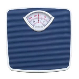 SmartHeart Analog Body Weight Scale | Mechanical Scale | 286 lbs 130 kg Capacity | Non-Skid | Simple Dial Calibration