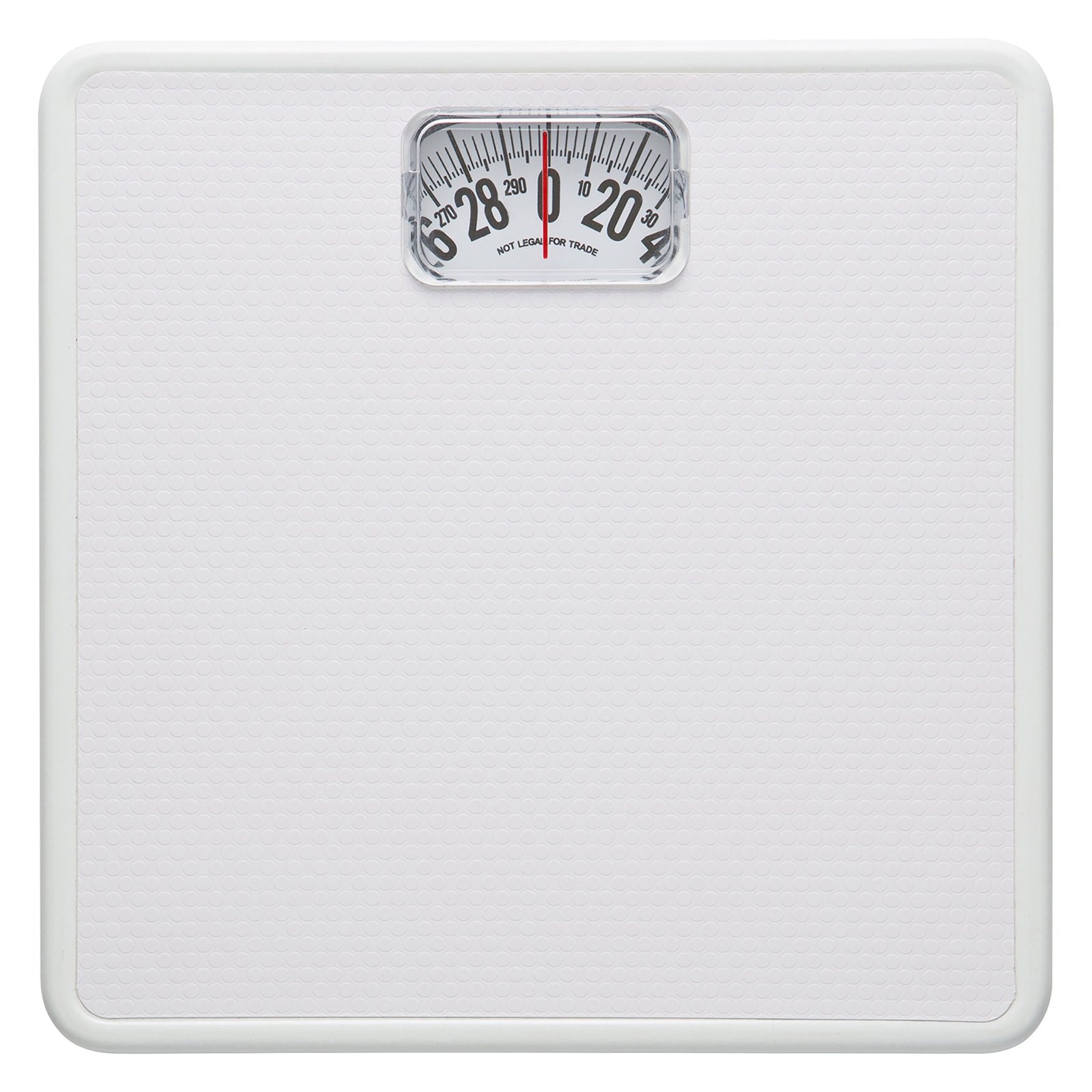Taylor Analog Bathroom Scale White Mat