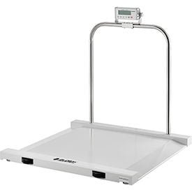 Wheelchair Scale, 1,000 lb x 0.5 lb, 41-5/16"L x 38-1/4"W x 2-3/4"H